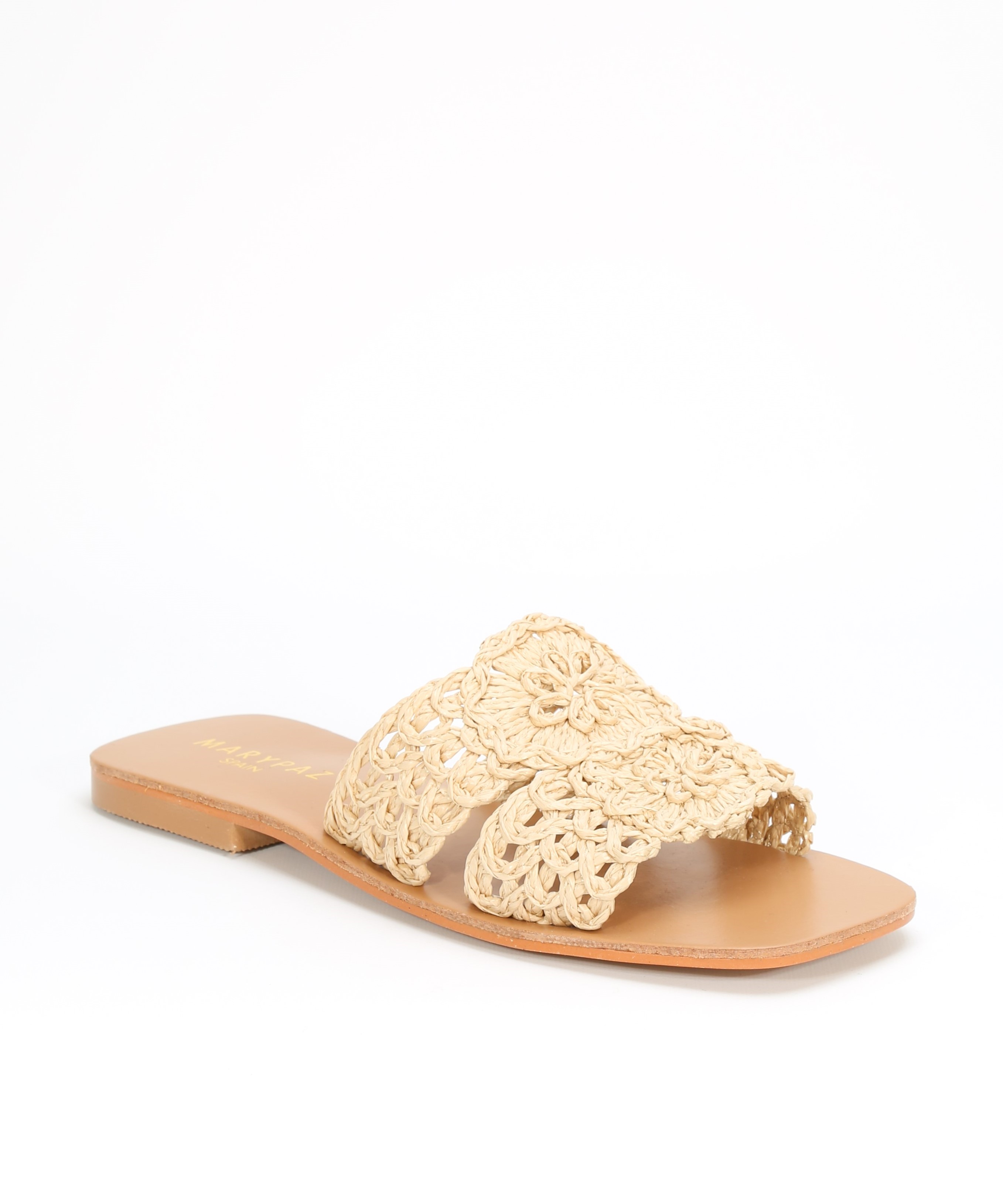 Sandalias planas rafia image number null